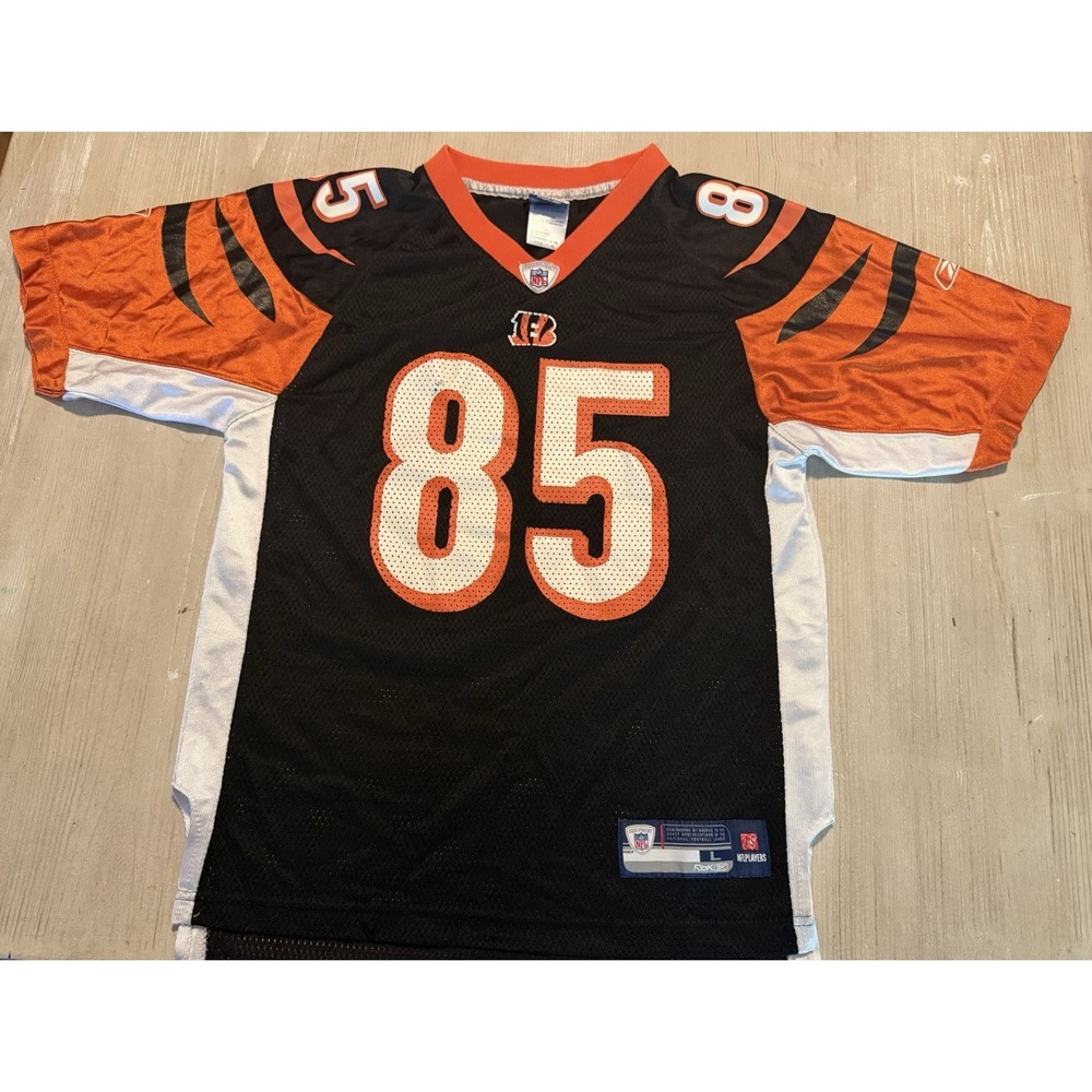 vintage Cincinnati Bengals Chad Johnson Number 85 size Youth Large 14-16